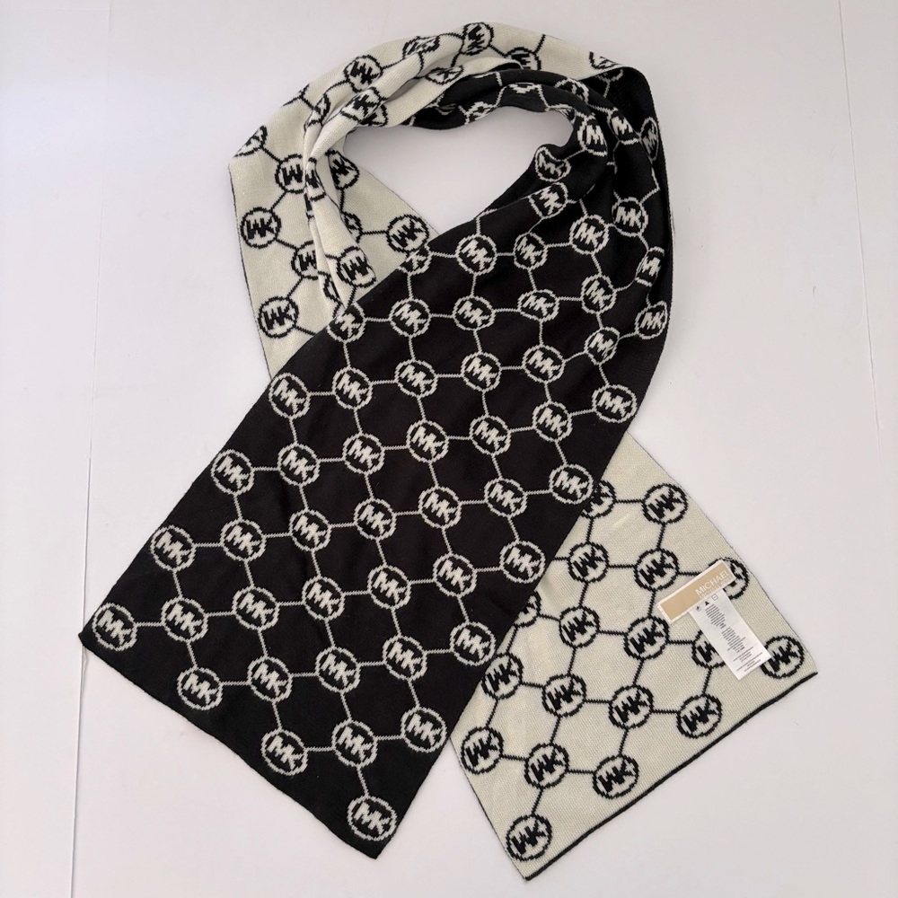 Michael Kors MK Print Logo Design Scarf